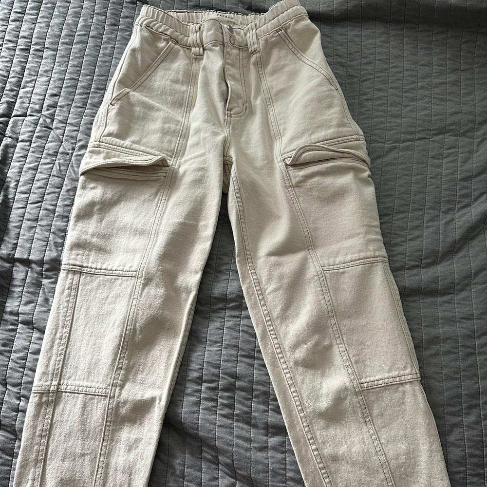 elastic waist cargo